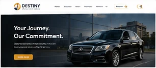 Destiny Limousine website project preview