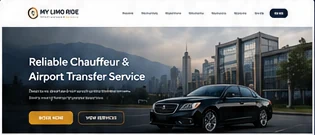 My Limo Ride website project preview